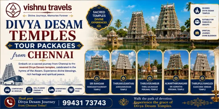 Divya Desam Temples Tour Packages from Chennai