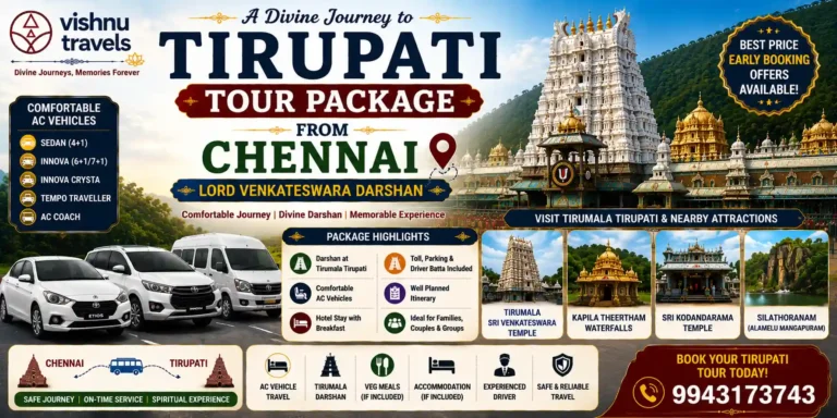 Tirupati Tour Package from Chennai