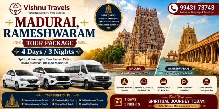 Madurai, Rameshwaram Tour Package