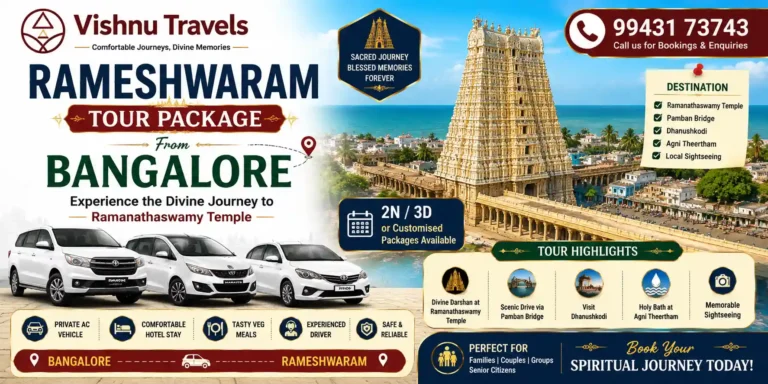 Rameshwaram Tour Package from Bangalore