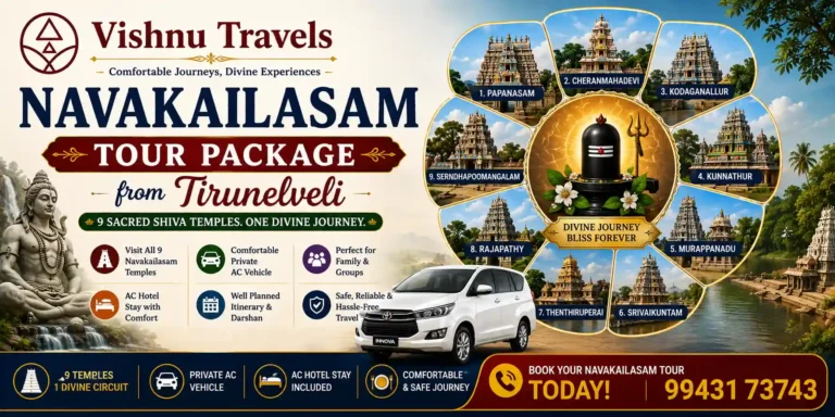 Navakailasam Tour Package from Tirunelveli