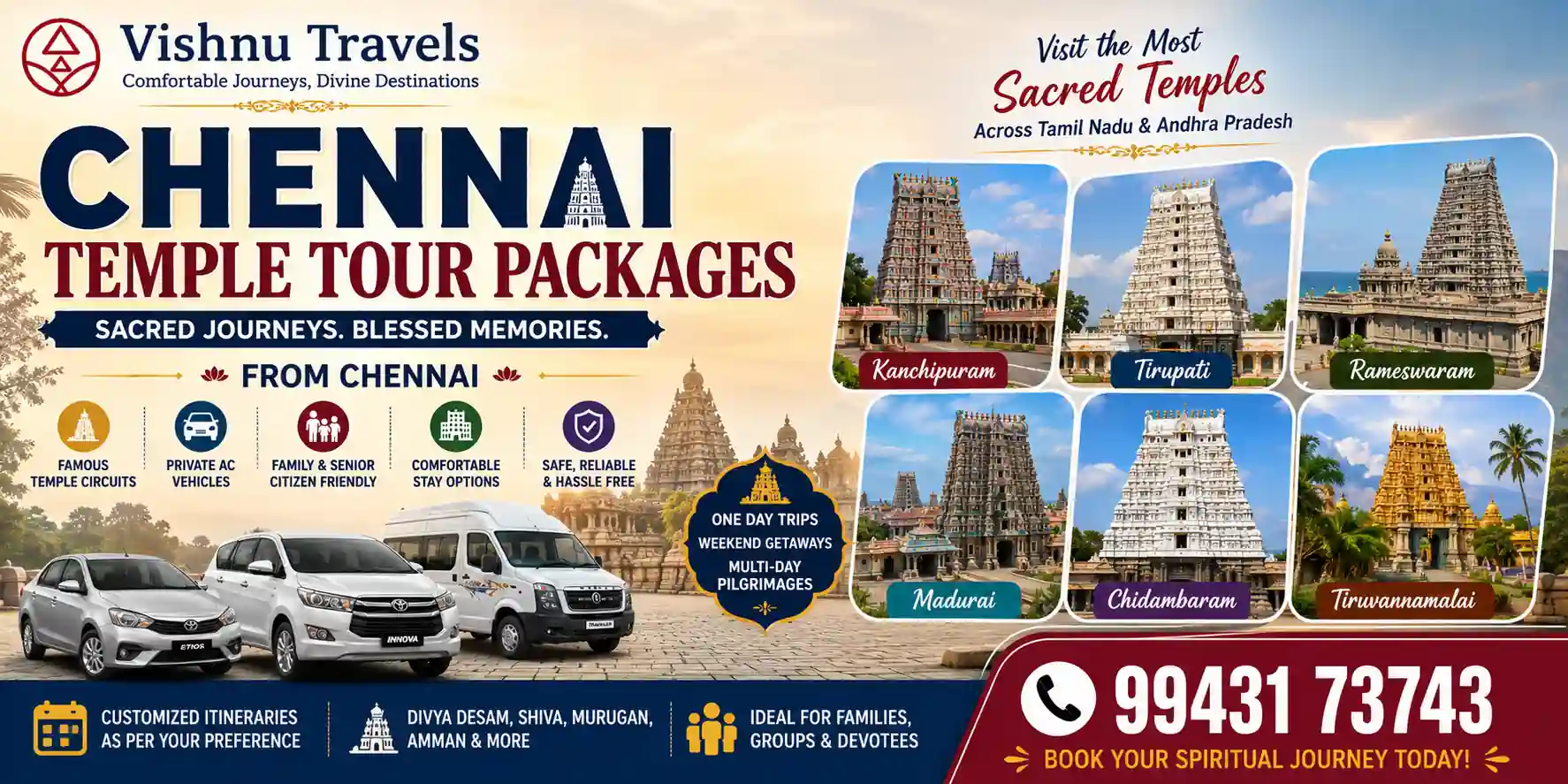 Chennai Temple Tour Packages