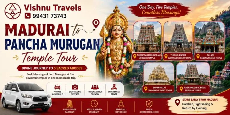Madurai Pancha Murugan Temple Tour