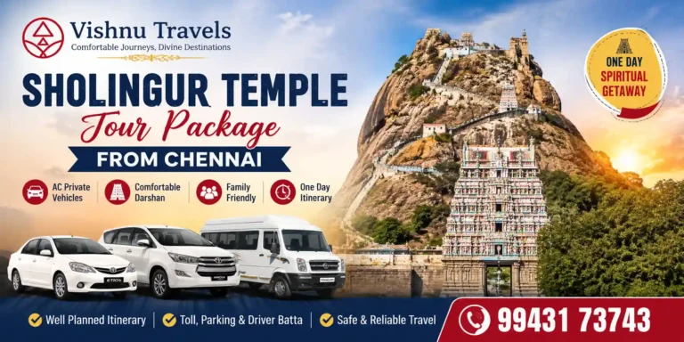 Sholingur Temple Tour Package from Chennai