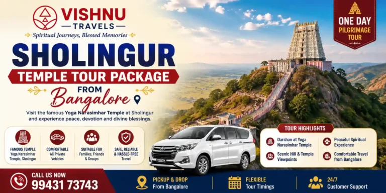 Sholingur Temple Tour Package Bangalore